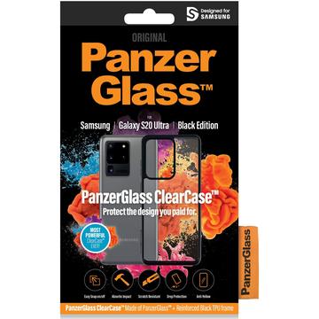 Samsung Galaxy S20 Ultra PanzerGlass ClearCase Antibakteriel Cover - Sort / Klar