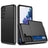 Samsung Galaxy S21 FE 5G Hybrid Cover med Glidende Kortslot - Sort
