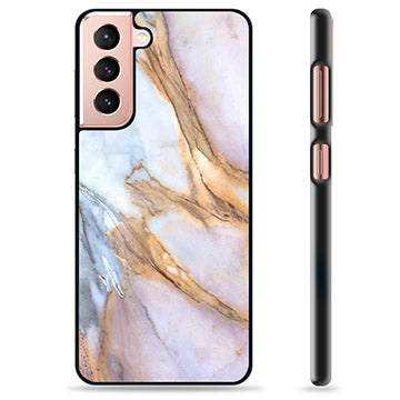 Samsung Galaxy S21 5G Beskyttende Cover - Elegant Marmor