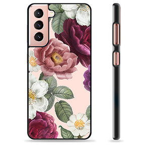 Samsung Galaxy S21 5G Beskyttende Cover - Romantiske Blomster