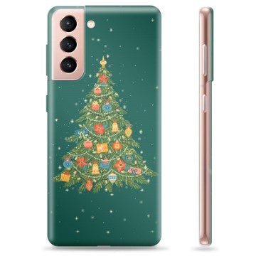 Samsung Galaxy S21 5G TPU Cover - Juletræ