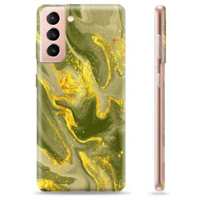 Samsung Galaxy S21 5G TPU Cover - Oliv Marmor