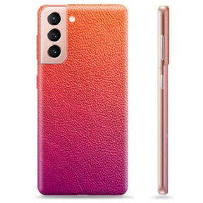 Samsung Galaxy S21 5G TPU Cover - Ombre Læder