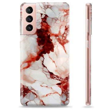 Samsung Galaxy S21 5G TPU Cover - Rubin Marmor