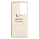 Samsung Galaxy S21 Ultra 5G GreyLime Biologisk Nedbrydeligt Cover - Beige