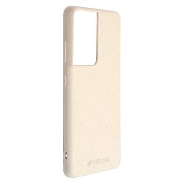 Samsung Galaxy S21 Ultra 5G GreyLime Biologisk Nedbrydeligt Cover - Beige