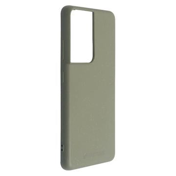 Samsung Galaxy S21 Ultra 5G GreyLime Biologisk Nedbrydeligt Cover - Grøn