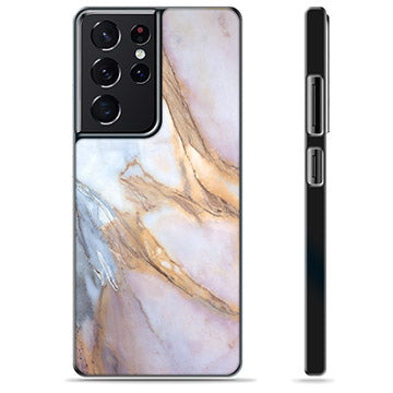 Samsung Galaxy S21 Ultra 5G Beskyttende Cover - Elegant Marmor