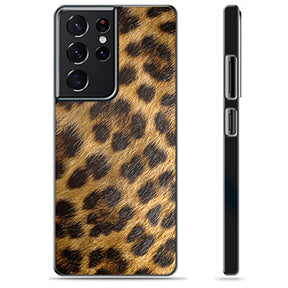 Samsung Galaxy S21 Ultra 5G Beskyttende Cover - Leopard