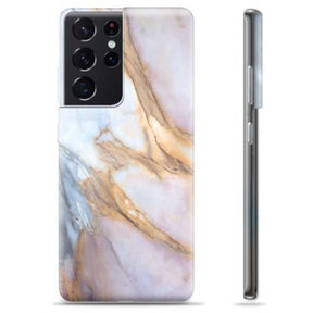 Samsung Galaxy S21 Ultra 5G TPU Cover - Elegant Marmor