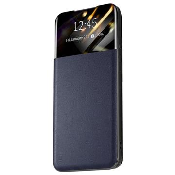 Samsung Galaxy S22 5G Front Smart View Flip Cover - Blå