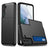Samsung Galaxy S22 5G Hybrid Cover med Glidende Kortslot - Sort