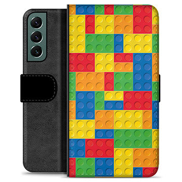 Samsung Galaxy S22+ 5G Premium Flip Cover med Pung - Klodser