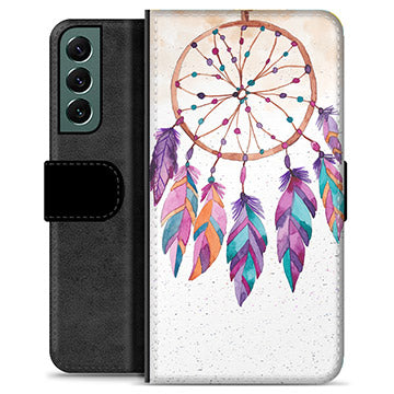 Samsung Galaxy S22+ 5G Premium Flip Cover med Pung - Drømmefanger