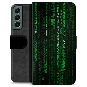 Samsung Galaxy S22+ 5G Premium Flip Cover med Pung - Krypteret