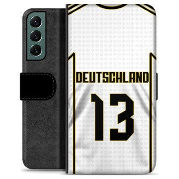 Samsung Galaxy S22+ 5G Premium Flip Cover med Pung - Tyskland