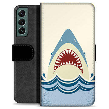 Samsung Galaxy S22+ 5G Premium Flip Cover med Pung - Dødens Gab