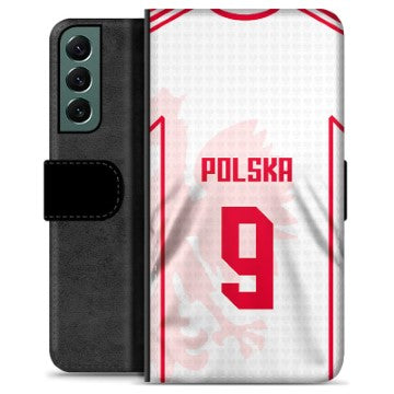 Samsung Galaxy S22+ 5G Premium Flip Cover med Pung - Polen