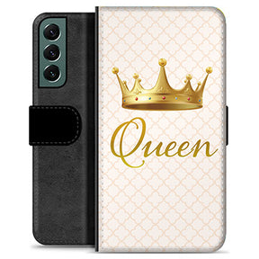 Samsung Galaxy S22+ 5G Premium Flip Cover med Pung - Dronning