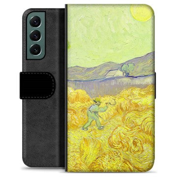 Samsung Galaxy S22+ 5G Premium Flip Cover med Pung - Høstmand