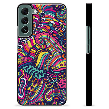 Samsung Galaxy S22+ 5G Beskyttende Cover - Abstrakte Blomster
