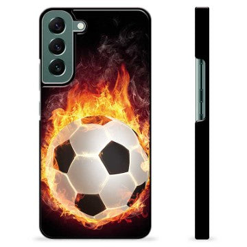 Samsung Galaxy S22+ 5G Beskyttende Cover - Fodbold Flamme
