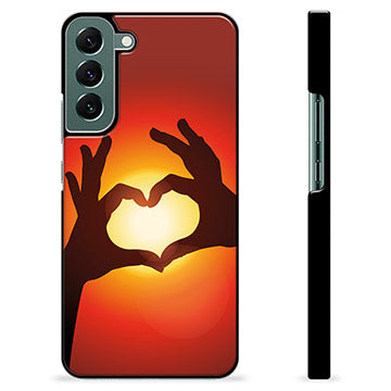 Samsung Galaxy S22+ 5G Beskyttende Cover - Hjertesilhuet