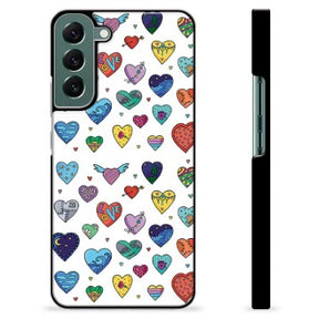 Samsung Galaxy S22+ 5G Beskyttende Cover - Hjerter