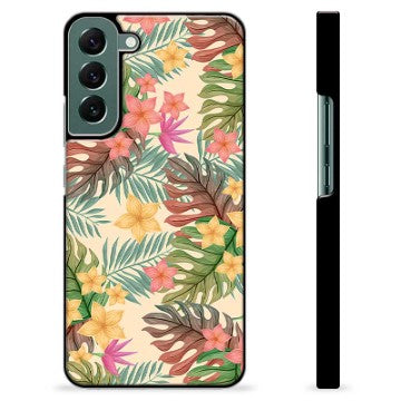Samsung Galaxy S22+ 5G Beskyttende Cover - Lyserøde Blomster
