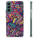 Samsung Galaxy S22+ 5G TPU Cover - Abstrakte Blomster