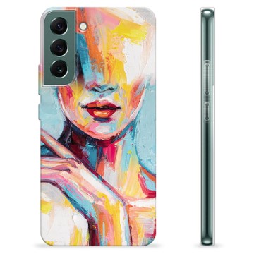 Samsung Galaxy S22+ 5G TPU Cover - Abstrakt Portræt