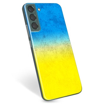 Samsung Galaxy S22+ 5G TPU Cover Ukrainsk Flag - Tofarvet