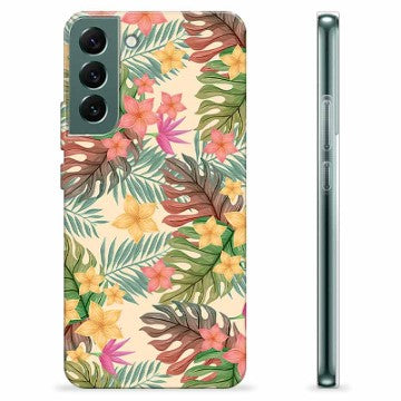 Samsung Galaxy S22+ 5G TPU Cover - Lyserøde Blomster