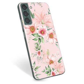 Samsung Galaxy S22+ 5G TPU Cover - Vandfarveblomster