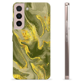 Samsung Galaxy S22 5G TPU Cover - Oliv Marmor