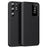 Samsung Galaxy S22 Ultra 5G Smart Clear View Flip etui med kortplads - Sort