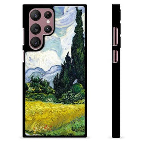 Samsung Galaxy S22 Ultra 5G Beskyttende Cover - Cypres Træer