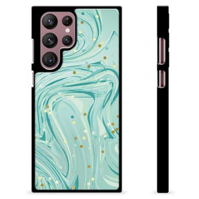 Samsung Galaxy S22 Ultra 5G Beskyttende Cover - Grøn Mynte