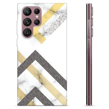 Samsung Galaxy S22 Ultra 5G TPU Cover - Abstrakt Marmor