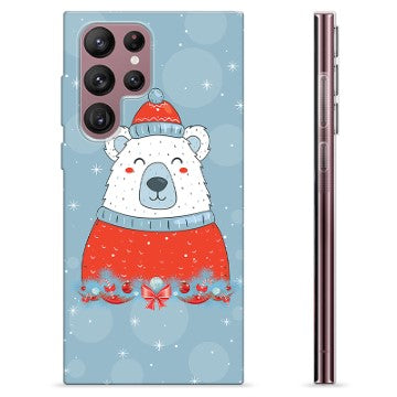 Samsung Galaxy S22 Ultra 5G TPU Cover - Julebjørn