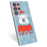 Samsung Galaxy S22 Ultra 5G TPU Cover - Julebjørn
