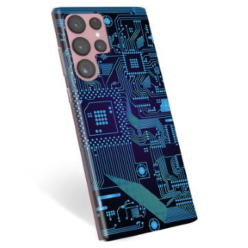 Samsung Galaxy S22 Ultra 5G TPU Cover - Kredsløbsplade