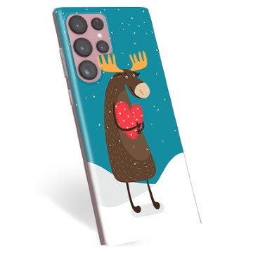 Samsung Galaxy S22 Ultra 5G TPU Cover - Sød Elg