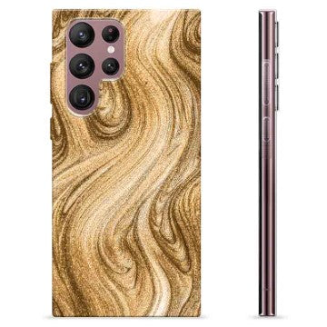Samsung Galaxy S22 Ultra 5G TPU Cover - Gylden Sand