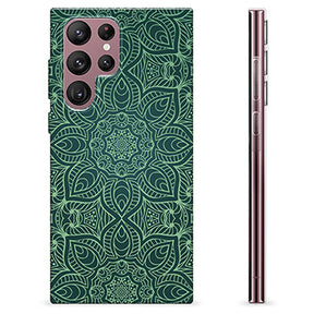 Samsung Galaxy S22 Ultra 5G TPU Cover - Grøn Mandala
