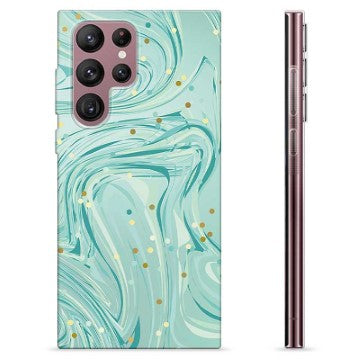 Samsung Galaxy S22 Ultra 5G TPU Cover - Grøn Mynte