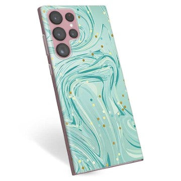 Samsung Galaxy S22 Ultra 5G TPU Cover - Grøn Mynte