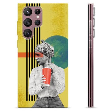 Samsung Galaxy S22 Ultra 5G TPU Cover - Retro Kunst