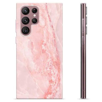 Samsung Galaxy S22 Ultra 5G TPU Cover - Rose Marmor