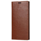 Samsung Galaxy S22 Ultra 5G Læderpung med Stativ - Brun